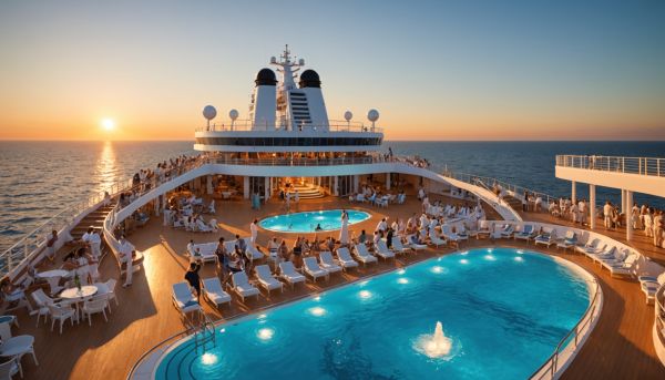Navire croisiere activites animations bord mer